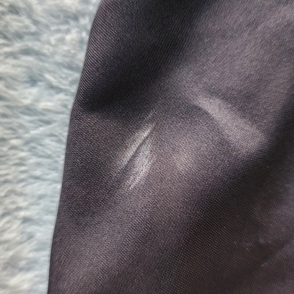 H&M Short Sleeve Satin Button Down Blouse Size Small, Recycled Polyester - Picture 2 of 6